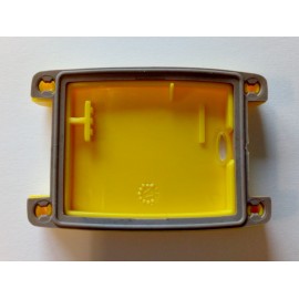 Couvercle jaune équipé d'un joint pour colliers de repérage sonore Canibeep Pro et Canibeep Radio Pro