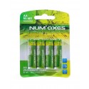 Pack of 4 AA Ni-MH rechargeable batteries - 1.2 V - 2600mAh