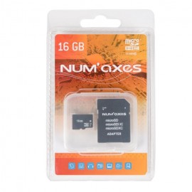 16 GB micro SDHC card class 10 with adapter