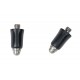 Set of 2 long contact points suitable for location collar Canicom GPS
