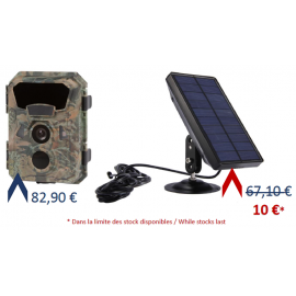 SPECIAL OFFER - PIE1066 trail camera + 6V solar panel