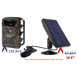 SPECIAL OFFER - PIE1048 trail camera + 6V solar panel