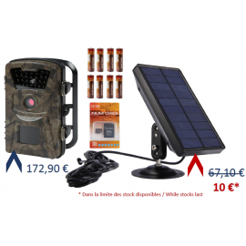 OFFRE SPECIALE - Pack tout inclus PIE1048 + panneau solaire 6V