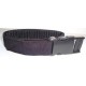 Elasticated safe nylon strap - Width 20 mm - Black