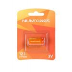 Blister 1 pile CR123 A lithium 3V