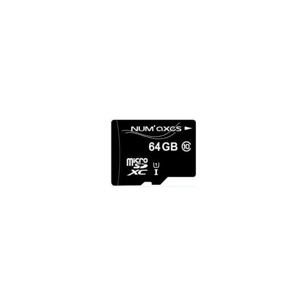 Carte micro SDXC 64 GB classe 10 avec adaptateur