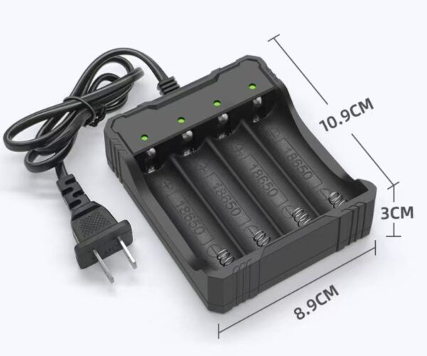 Chargeur pour accus 18650 Li-ion Groupe NUMAXES